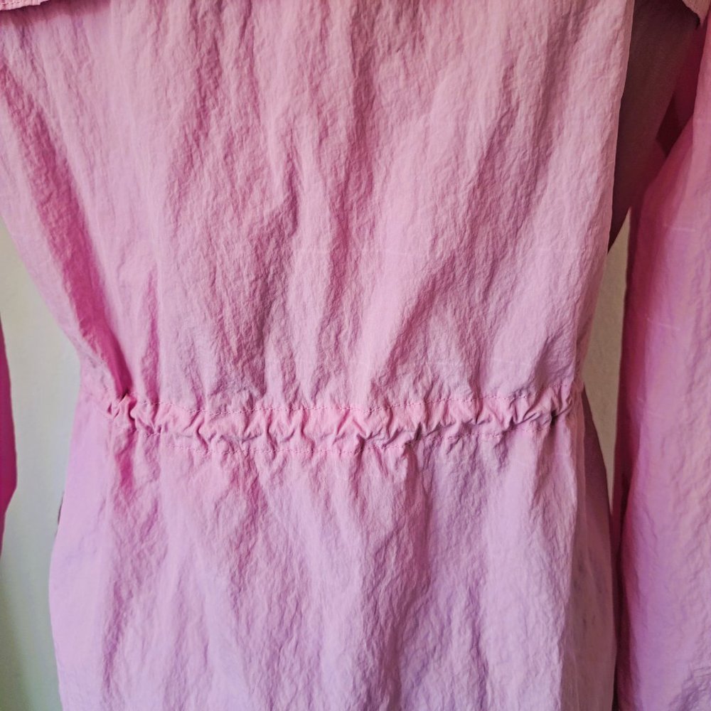 Abercrombie & Fitch Hood jacket Hands Pockets Pink Color Size S - Picture 4 of 9